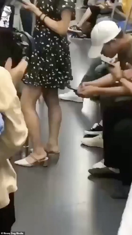 Извратеняк тръгна да снима под полата на девойка в метрото, но неочаквано... ВИДЕО