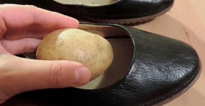 Приятелка ми каза защо пъха картофи в новите си обувки, веднага го направих! СНИМКИ