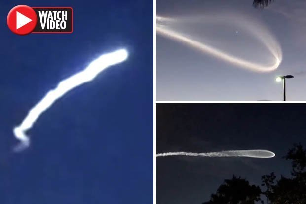ВИДЕО показа как ракета озари нощното небе над САЩ