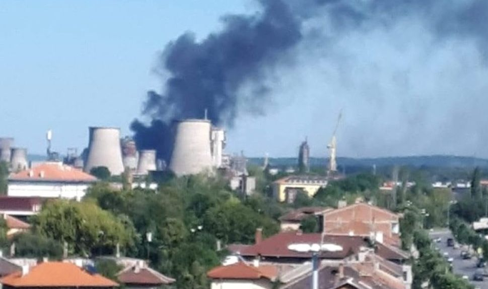 Пламна пожар до вагон с опасен товар в Димитровград