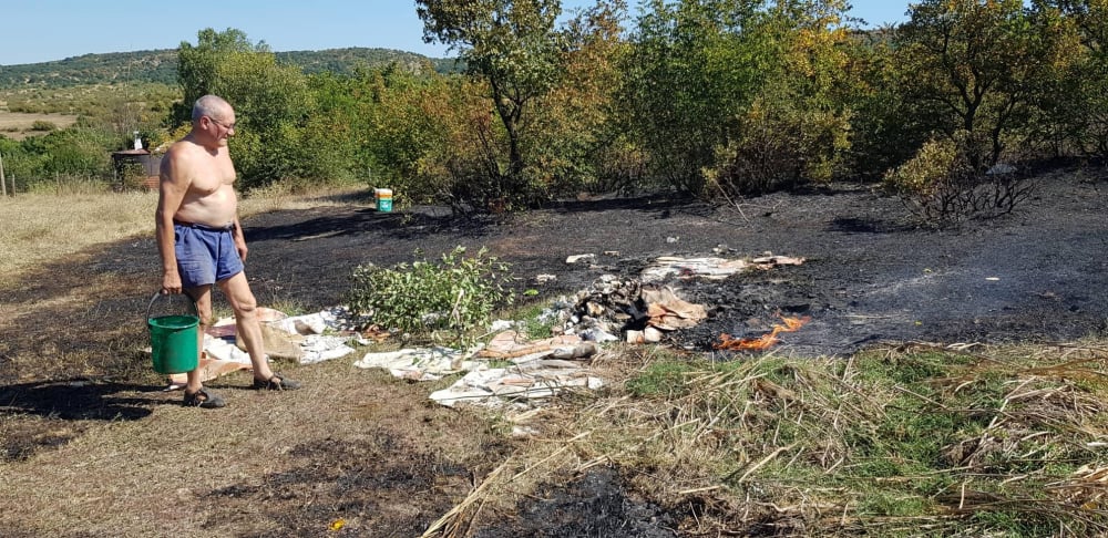 Хасковско пламна като Гърция СНИМКИ