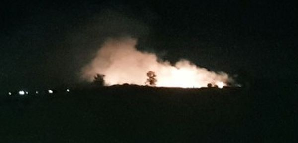 Голям пожар бушува край Пловдив! СНИМКИ