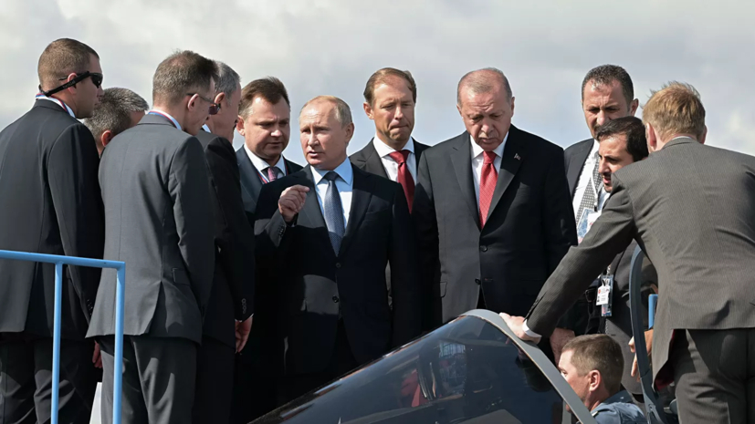 Ердоган си хареса новия Су-57 ВИДЕО