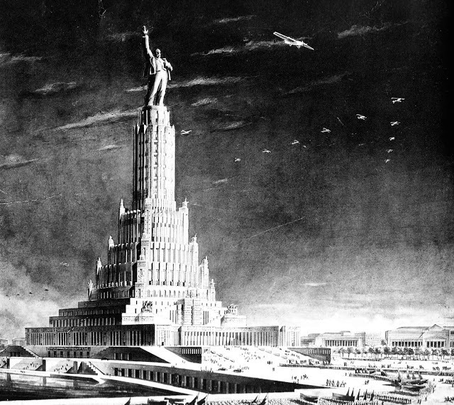Мечтата на Сталин: Ето как е трябвало да изглежда Москва СНИМКИ
