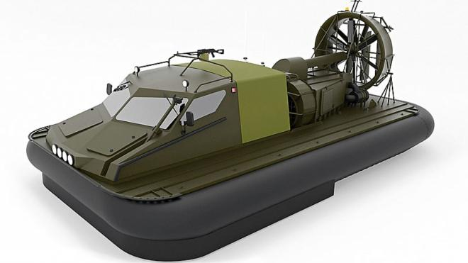 Разузнавателен катер на въздушна възглавница премина изпитание на Волга