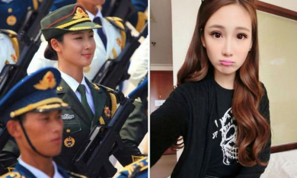 Тя е бивша моделка на бельо и най-сексапилният китайски войник ВИДЕО
