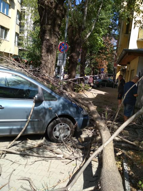 Инфарктен инцидент в центъра на София СНИМКА