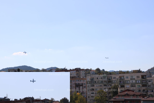 Военни самолети бръснат с полет минаре в Кърджали СНИМКИ