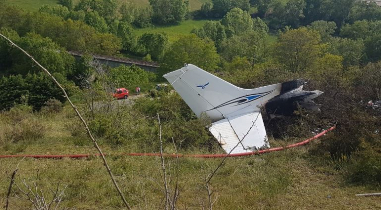Самолетна катастрофа в Испания СНИМКИ