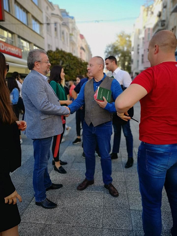 Станишев в Пловдив: ГЕРБ са изчерпани, а ВМРО се правят на алтернатива