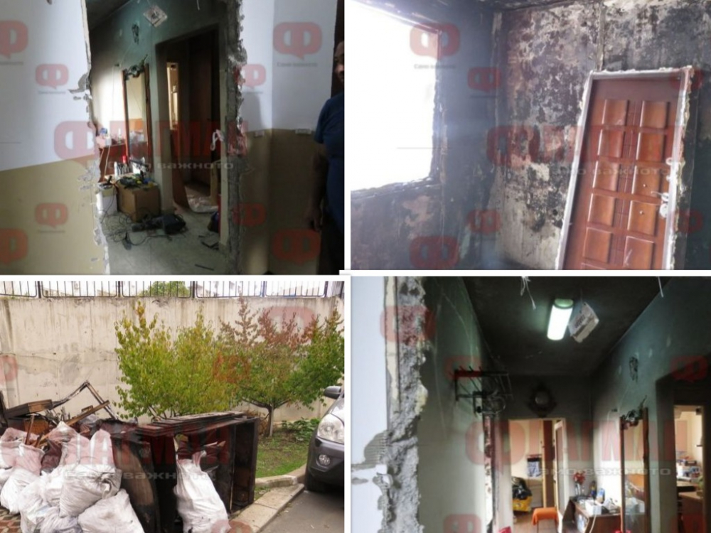 Шокираща гледка в апартамента на бургазлията Руслан след огнения ад СНИМКИ