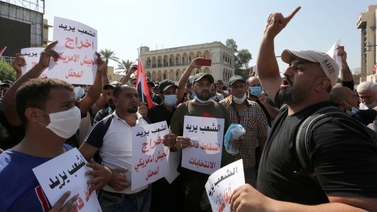 63-ма загинали и 2500 ранени при протестите в Ирак ВИДЕО