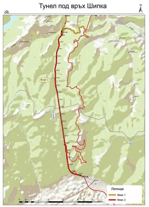 АПИ с важни новини за строителството на тунела под Шипка 
