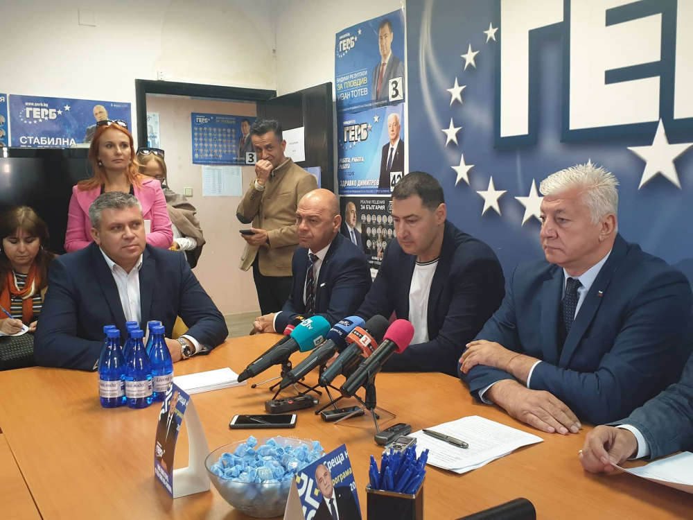 Здравко Димитров: ГЕРБ е първа политическа сила след първия тур на местните избори в Пловдив