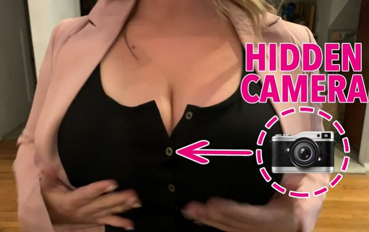 Мадама сложи скрита камера на огромния си бюст и откри нещо шокиращо! ВИДЕО