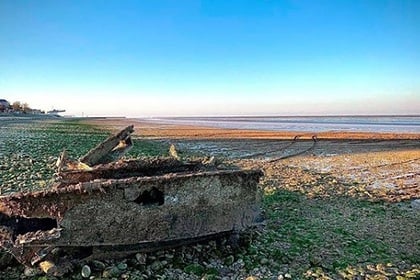 Азовско море пресъхна, видя му се дъното ВИДЕО