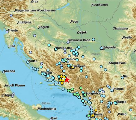 Още едно мощно земетресение удари Балканите 