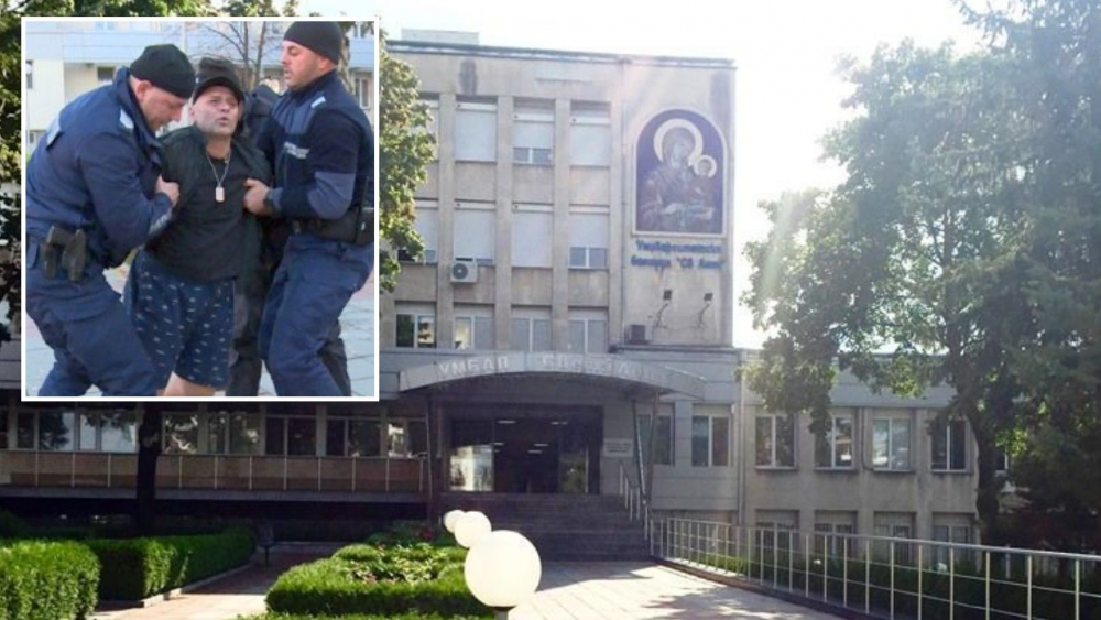 Скандални новини за полуголия пациент, бил и душил лекари в София