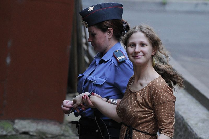 Арестуваха Мария от Pussy Riot
