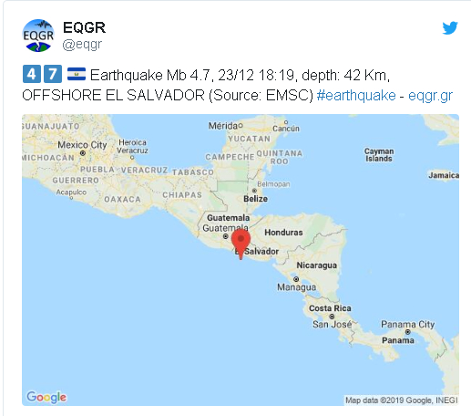 Земетресение разтърси столицата на Салвадор