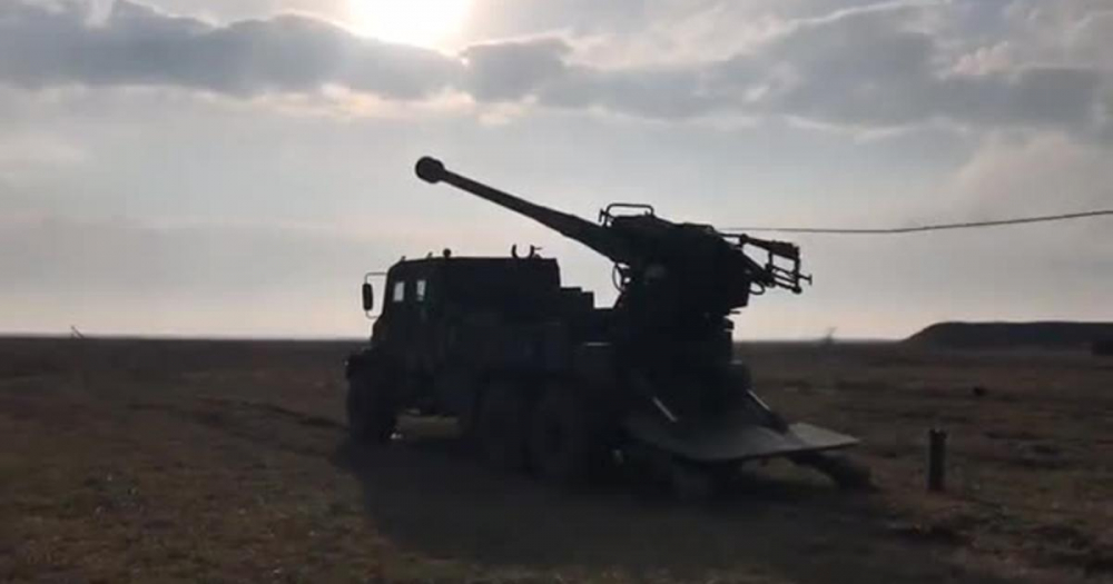 Най-новата артилерийска система на Украйна стреля с... вода ВИДЕО 