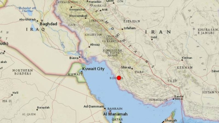 Силно земетресение удари Иран