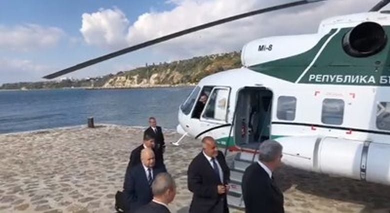 Борисов полетя с хеликоптер днес и ето какво инспектира ВИДЕО