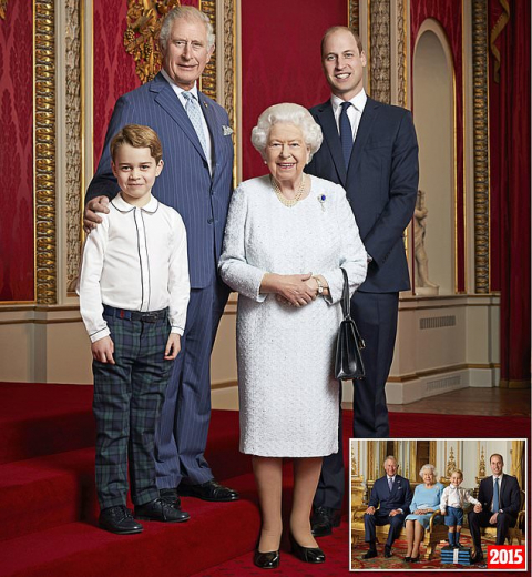 От Бъкингамския дворец разпространиха историческа СНИМКА на кралицата с...