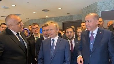Борисов, Путин, Ердоган и Вучич се събраха в Истанбул ВИДЕО