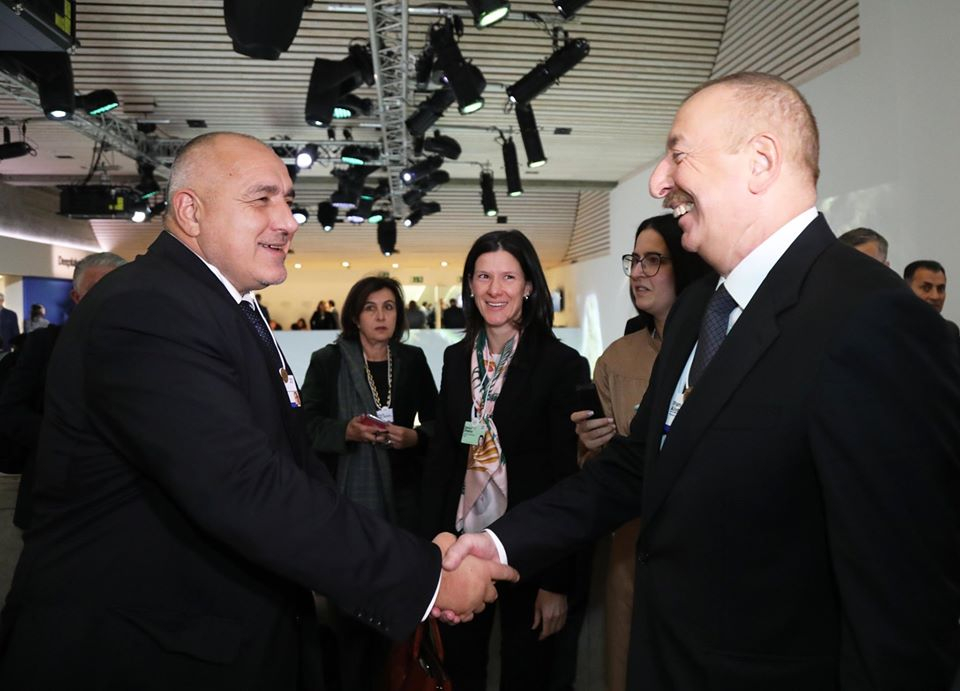 Бойко Борисов се срещна с президентите на Азербайджан и Полша в Давос СНИМКИ