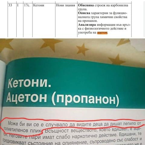 Нов страшен скандал заради идиотски текст в учебник по химия за 9-и клас