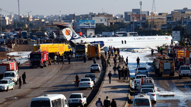 Нов фрапиращ самолетен инцидент в Иран ВИДЕО