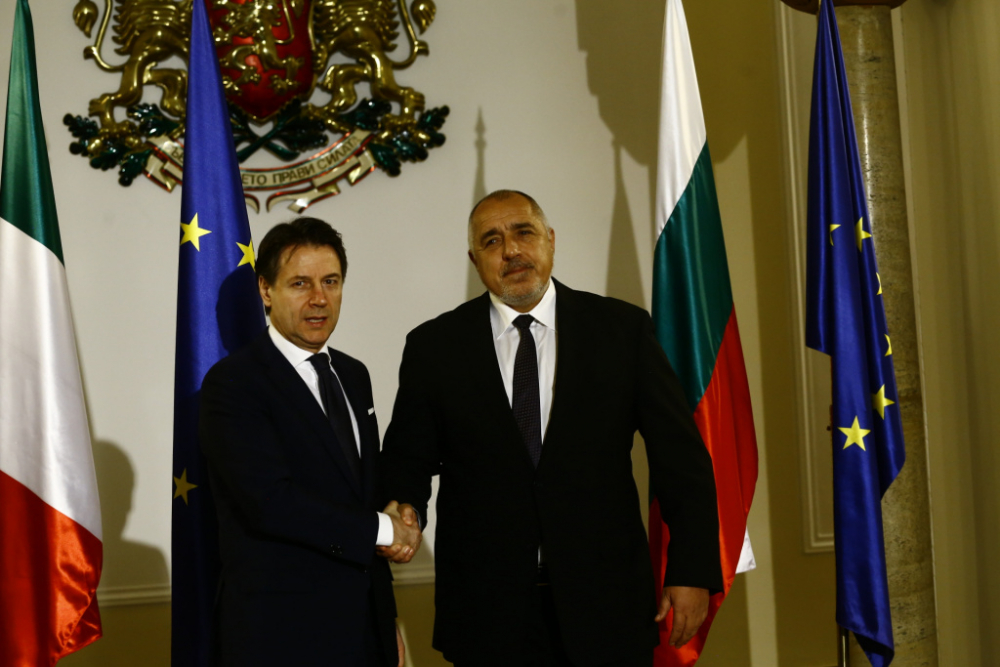 Бойко Борисов: Италия е важен партньор за България в ЕС и съюзник в НАТО