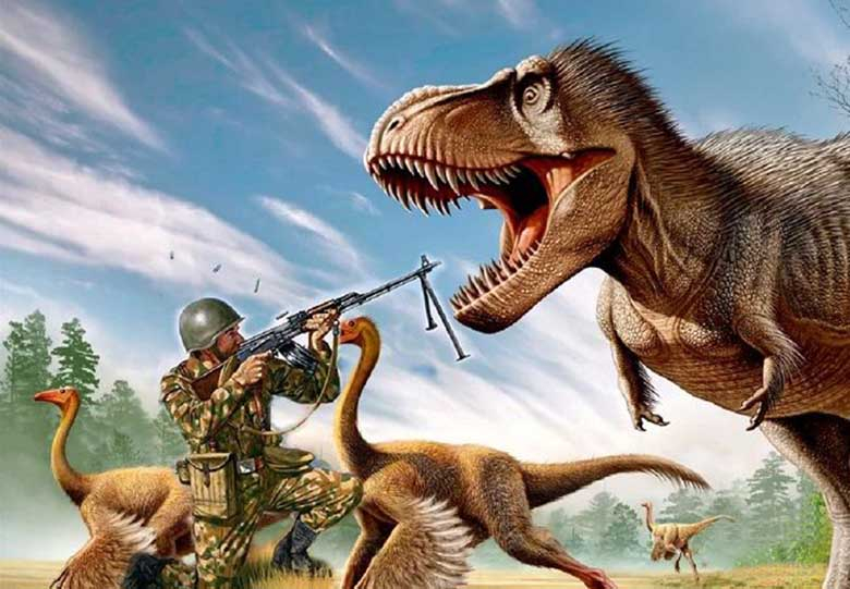 Съветски войници видели динозаври в Монголия и ги стреляли с картечница