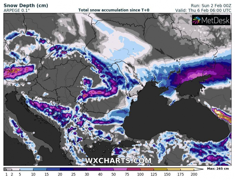 Meteo Balkans: Времето се обръща, снежната покривка ще е... КАРТА