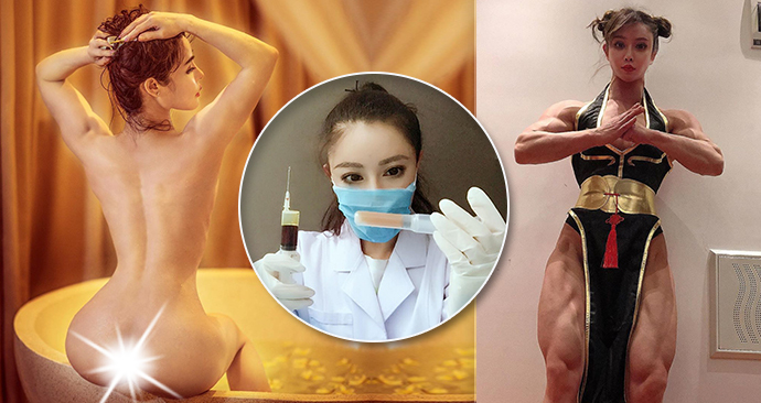 Най-секси докторката в Китай бори коронавируса с нетрадиционни средства СНИМКИ 18+