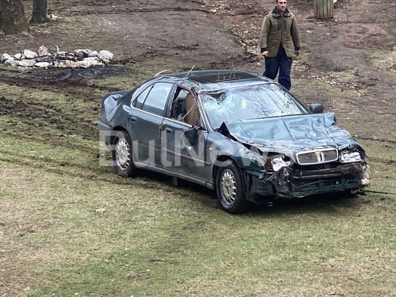 Зрелищна каскада с „Роувър“ край Враца СНИМКИ