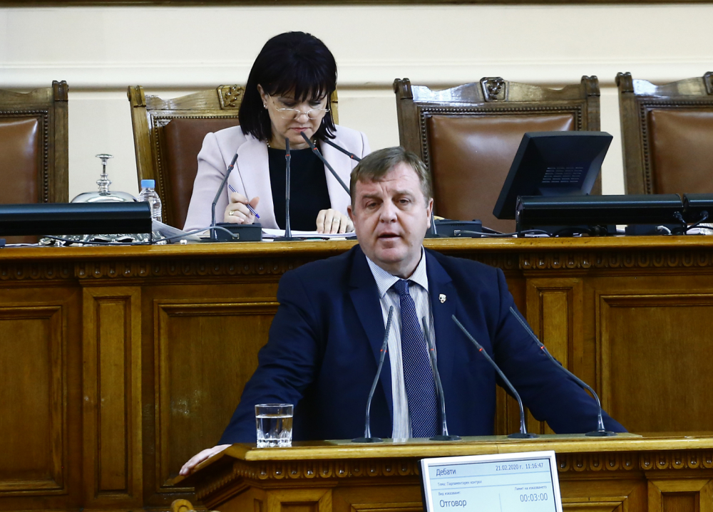Красимир Каракачанов с критики към служебния кабинет 
