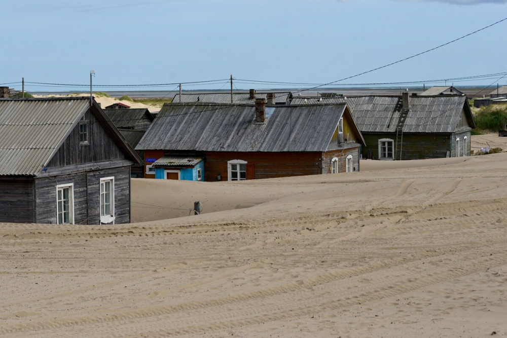 Най-северната пясъчна пустиня на планетата - сибирското село Шойна
