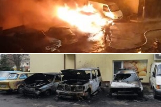 Пернишка вендета: Три коли пламнаха пред дома на известна певица СНИМКИ