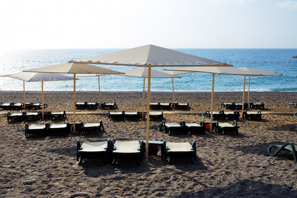 Плаж в известен турски курорт, който е само за жени