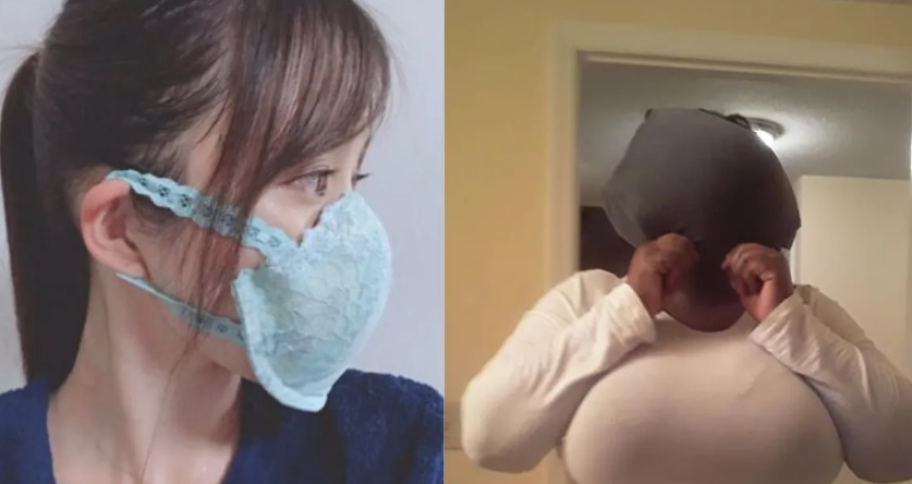 Жените с големи гърди пропищяха заради маските за COVID-19! СНИМКИ