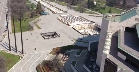 КАДРИ от дрон показват как изглежда България след седмица карантина