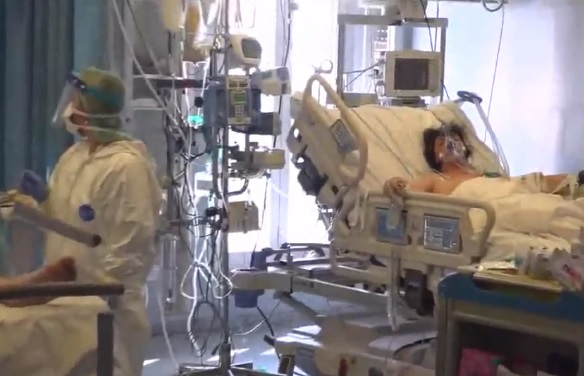Смразяващото кръвта ВИДЕО 18+ на SkyNews с умиращи от коронавирус в Италия 