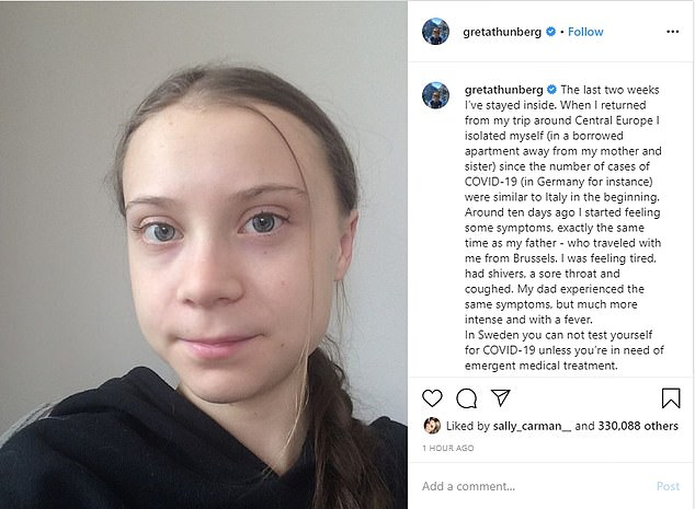 Грета Тунберг разтресе мрежата с признание: Имам коронавирус! СНИМКА 