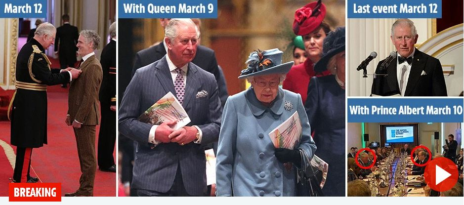 Бъкингамският дворец спешно съобщи дали Чарлз е заразил кралицата с COVID-19 СНИМКИ