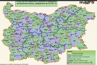 Важна КАРТА на България може да спаси всеки болен от коронавирус