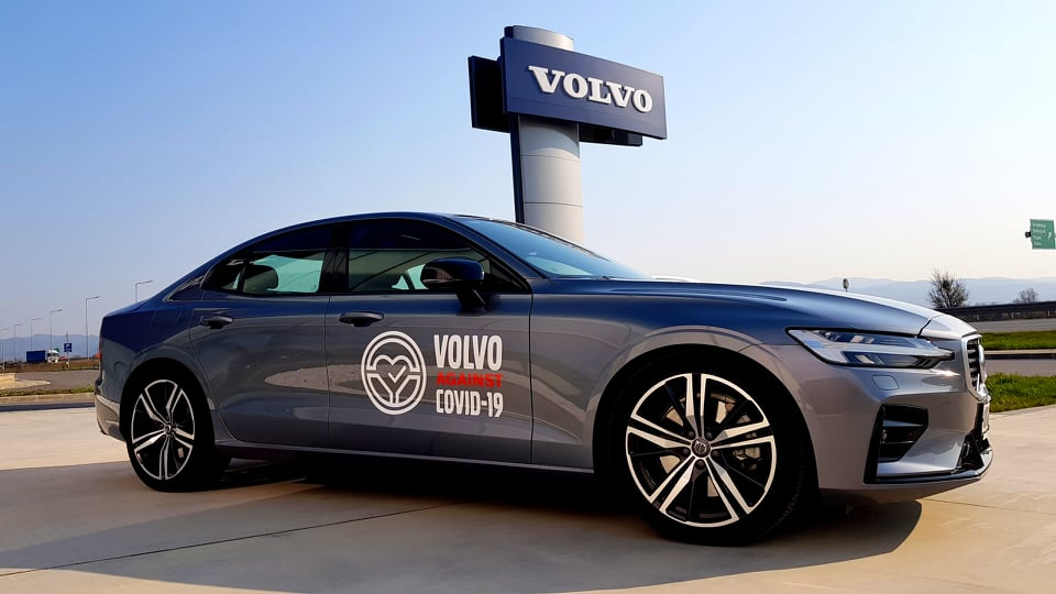 Volvo и МОТО-ПФОЕ продължават да помагат в борбата срещу COVID-19