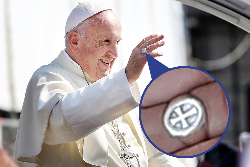 След смъртта на папата пръстенът му  се унищожава, за да няма фалшификати 