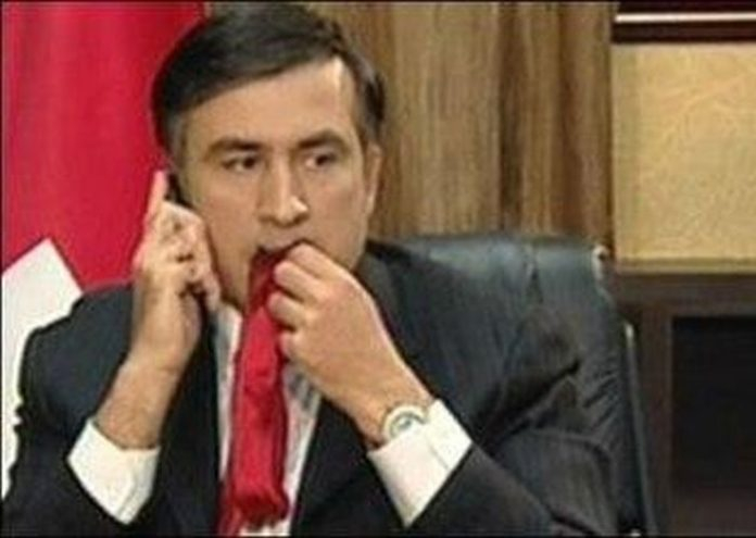 Бомба със Саакашвили, който си ядеше вратовръзката, пак се уреди на висок пост в Киев